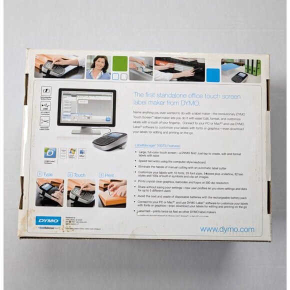 Dymo LabelManager 500TS Label Thermal Printer Touch Screen Sealed 2011 - Picture 4 of 7